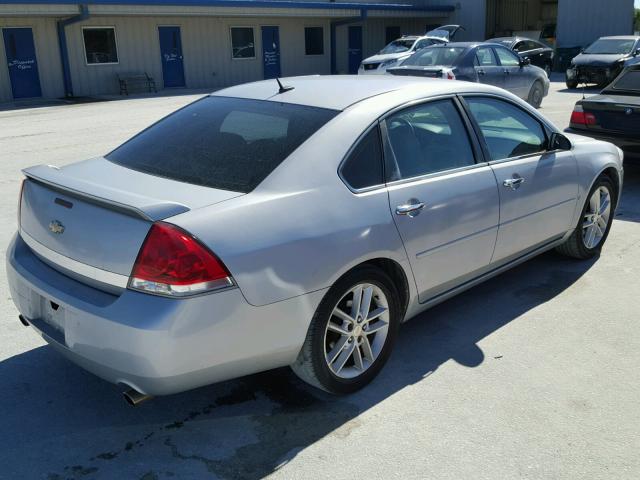 2G1WU583389185469 - 2008 CHEVROLET IMPALA LTZ SILVER photo 4