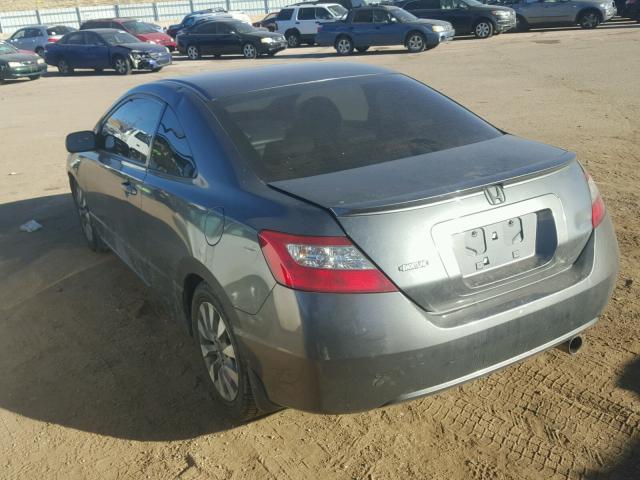 2HGFG12919H538899 - 2009 HONDA CIVIC EXL GRAY photo 3