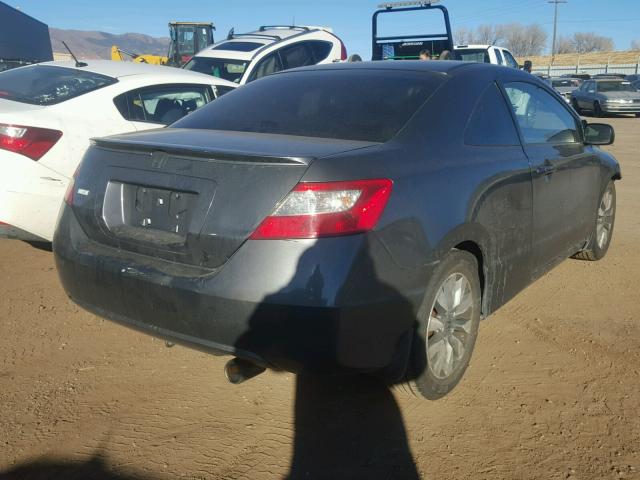 2HGFG12919H538899 - 2009 HONDA CIVIC EXL GRAY photo 4