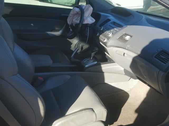 2HGFG12919H538899 - 2009 HONDA CIVIC EXL GRAY photo 5