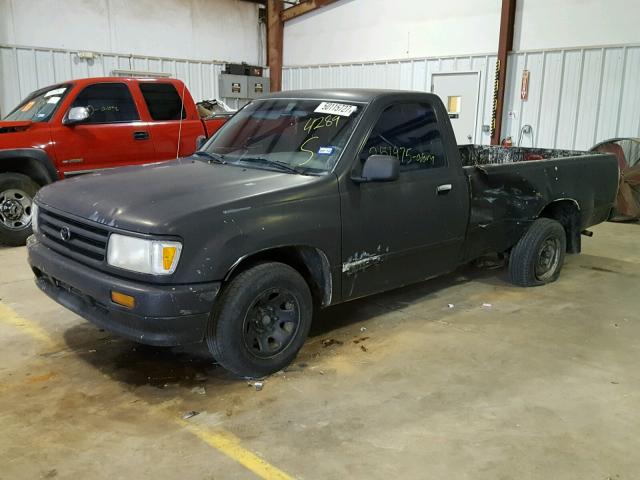 JT4VD10A9P0004289 - 1993 TOYOTA T100 BLACK photo 2