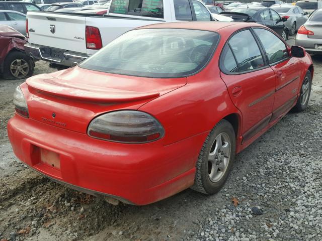 1G2WP52K12F217269 - 2002 PONTIAC GRAND PRIX RED photo 4