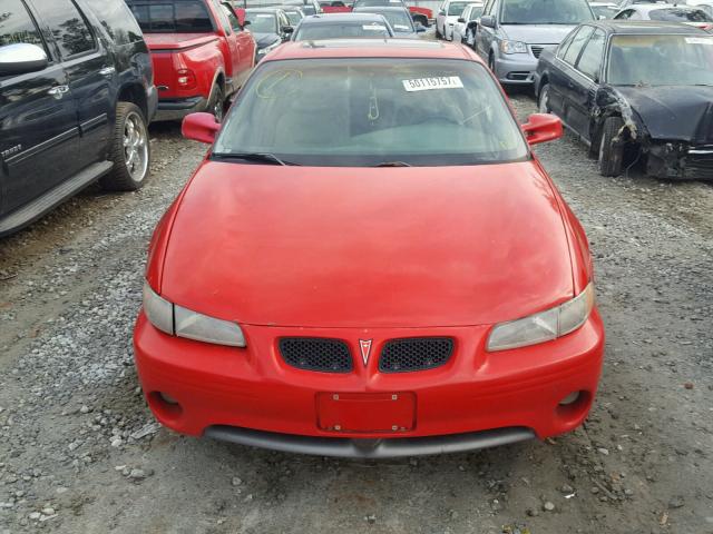 1G2WP52K12F217269 - 2002 PONTIAC GRAND PRIX RED photo 9