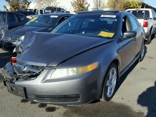 19UUA66294A027371 - 2004 ACURA TL GRAY photo 2