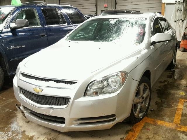 1G1ZD5EU7CF306272 - 2012 CHEVROLET MALIBU 2LT SILVER photo 2