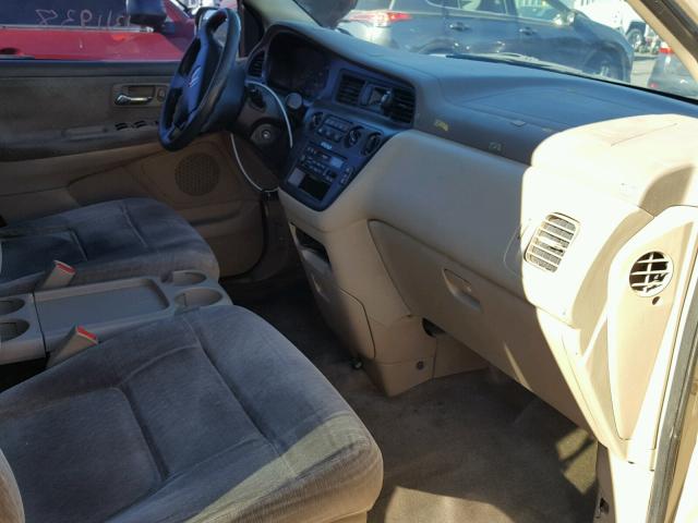 5FNRL18542B019207 - 2002 HONDA ODYSSEY LX TAN photo 5