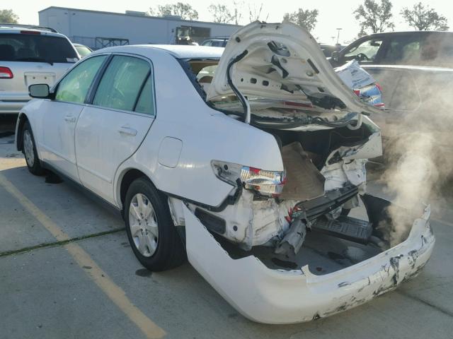 JHMCM56454C005643 - 2004 HONDA ACCORD LX WHITE photo 3