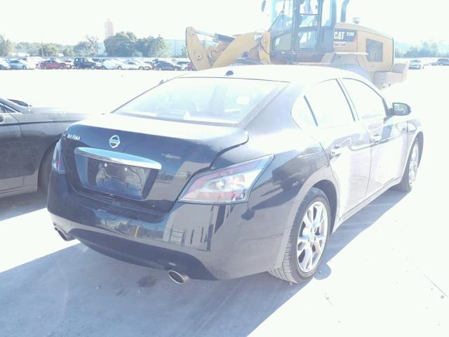 1N4AA5AP3EC491668 - 2014 NISSAN MAXIMA S BLACK photo 4