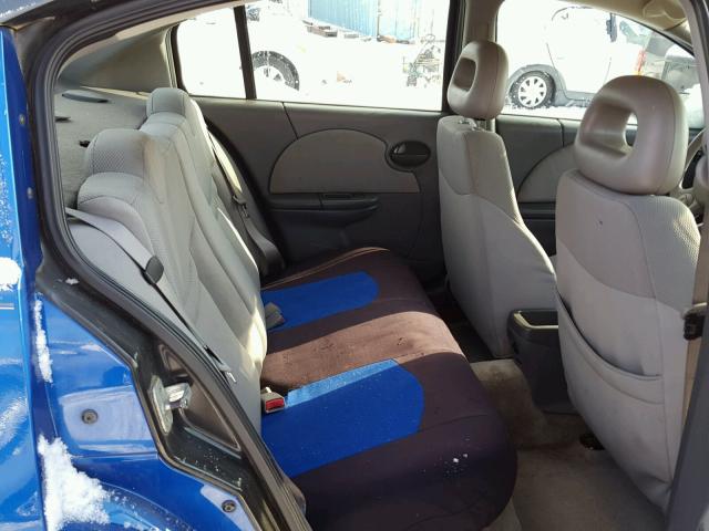 1G8AJ52F13Z159958 - 2003 SATURN ION LEVEL BLUE photo 6