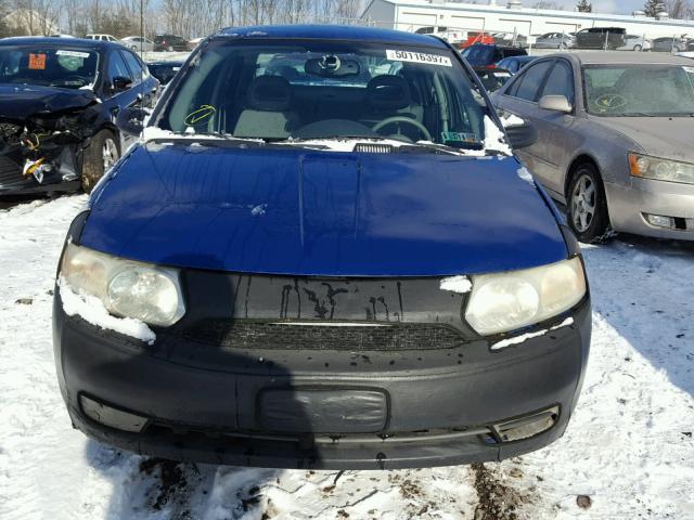 1G8AJ52F13Z159958 - 2003 SATURN ION LEVEL BLUE photo 9