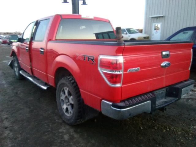 1FTFW1ET5CKE26003 - 2012 FORD F150 SUPER RED photo 3