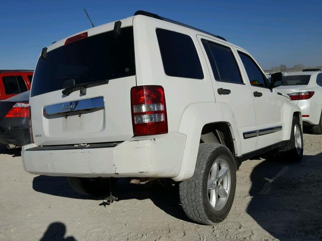 1J4PP5GKXAW117026 - 2010 JEEP LIBERTY LI WHITE photo 4