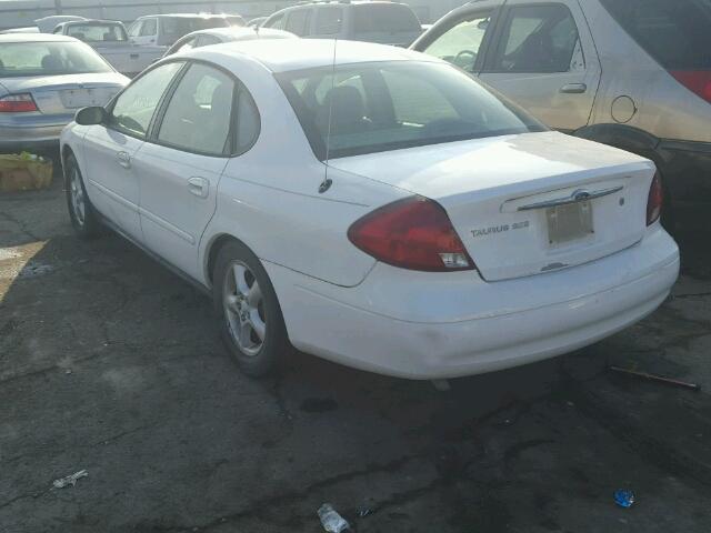 1FAFP55U51A104760 - 2001 FORD TAURUS SES WHITE photo 3