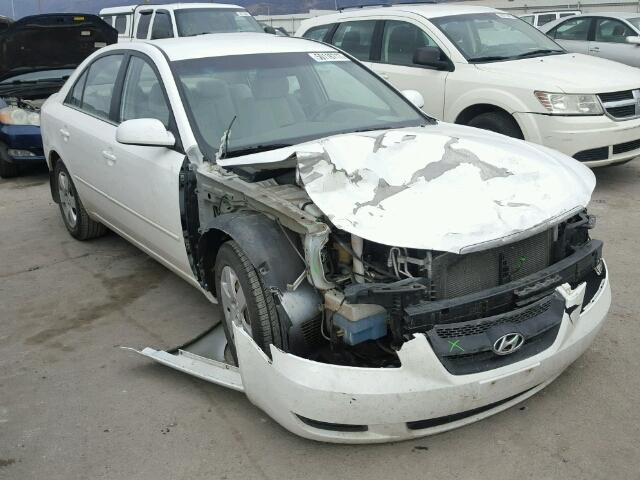 5NPET46CX8H402936 - 2008 HYUNDAI SONATA GLS WHITE photo 1