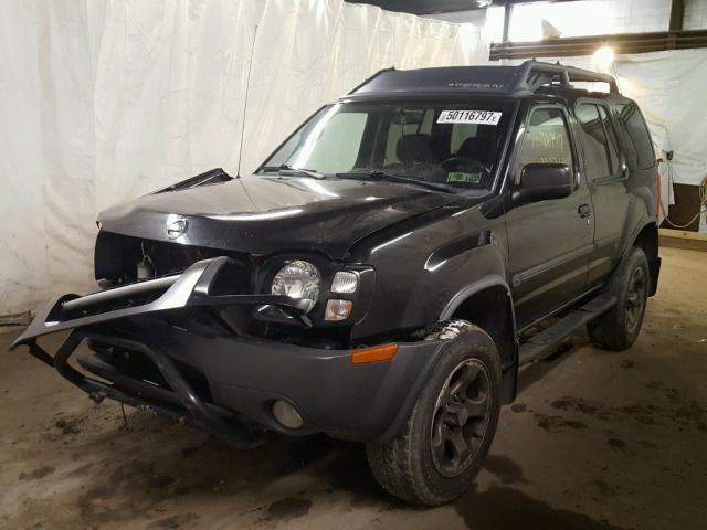 5N1MD28Y62C605438 - 2002 NISSAN XTERRA SE BLACK photo 2