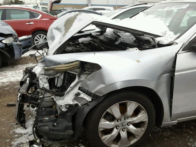 1HGCP26839A040700 - 2009 HONDA ACCORD EXL SILVER photo 9