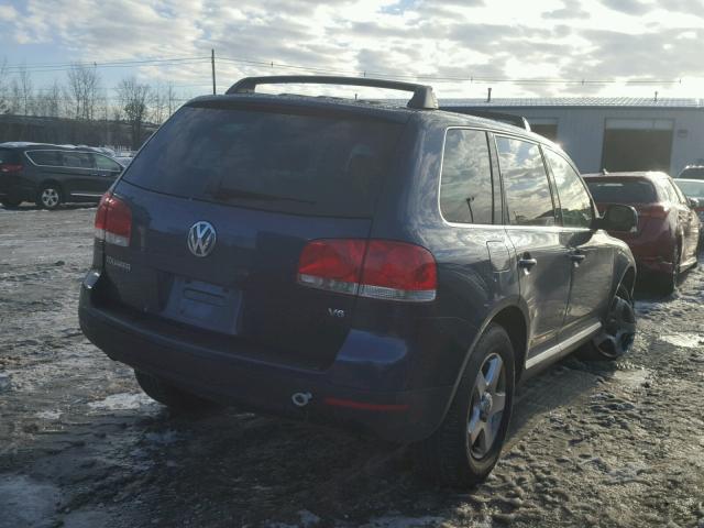 WVGBC67L64D023697 - 2004 VOLKSWAGEN TOUAREG 3. BLUE photo 4