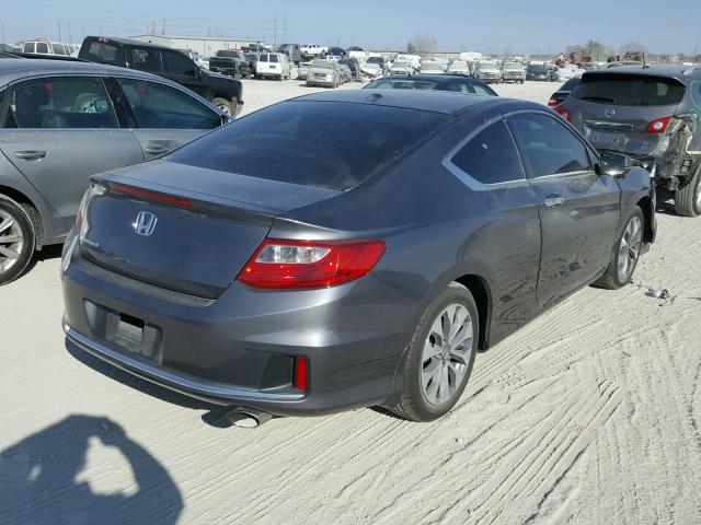 1HGCT1B80DA004676 - 2013 HONDA ACCORD EXL GRAY photo 4