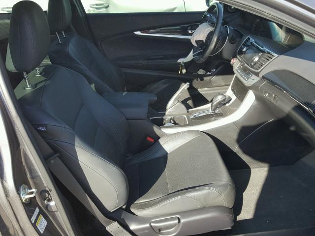 1HGCT1B80DA004676 - 2013 HONDA ACCORD EXL GRAY photo 5