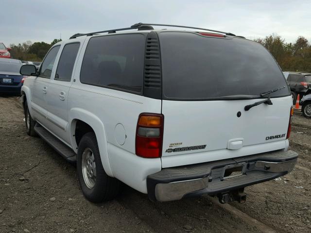 1GNFK16Z02J204995 - 2002 CHEVROLET SUBUR 1500 WHITE photo 3