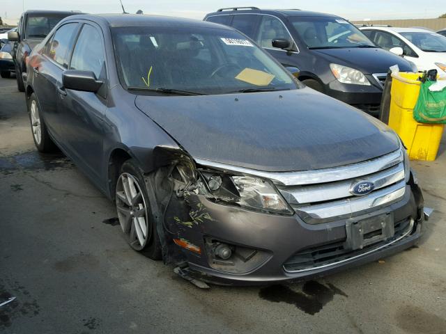 3FAHP0JG5BR252118 - 2011 FORD FUSION SEL GRAY photo 1