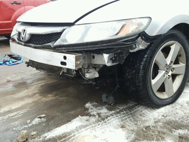 19XFA1F64AE033441 - 2010 HONDA CIVIC SILVER photo 9