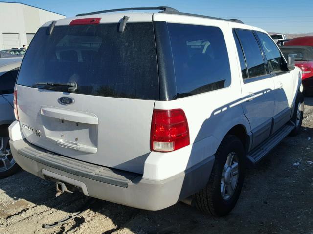 1FMPU16L43LA20521 - 2003 FORD EXPEDITION WHITE photo 4