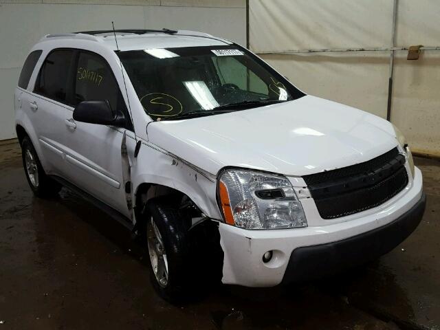 2CNDL63F556085424 - 2005 CHEVROLET EQUINOX LT WHITE photo 1