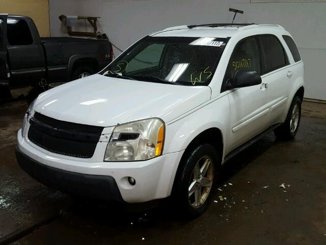 2CNDL63F556085424 - 2005 CHEVROLET EQUINOX LT WHITE photo 2