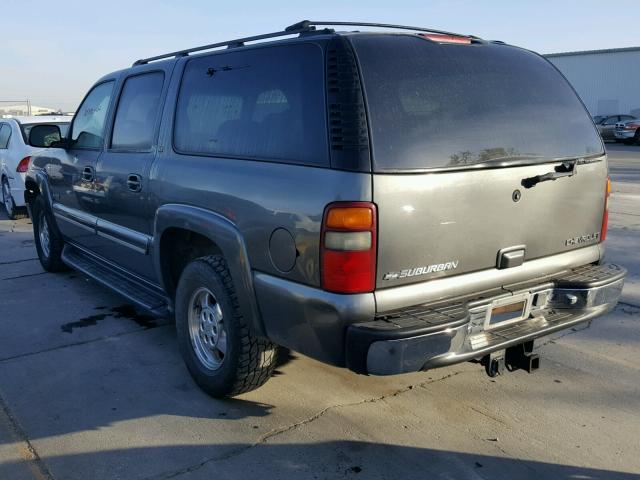 3GNFK16T4YG131166 - 2000 CHEVROLET SUBURBAN K GRAY photo 3