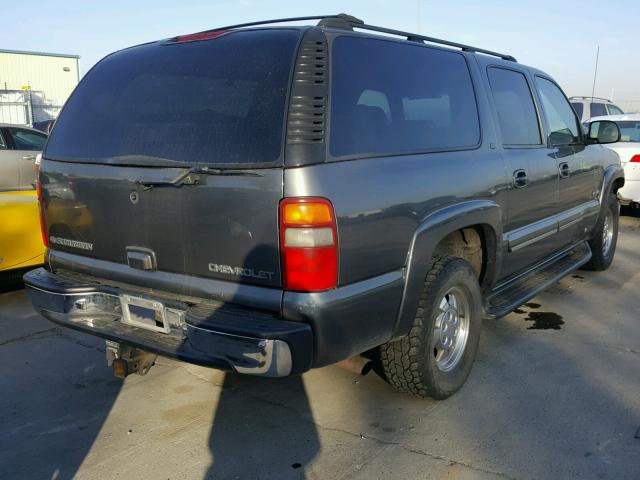 3GNFK16T4YG131166 - 2000 CHEVROLET SUBURBAN K GRAY photo 4