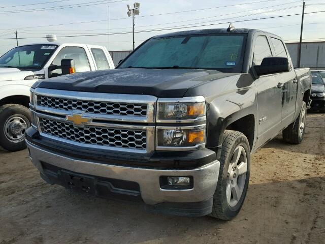 3GCPCREC3FG130355 - 2015 CHEVROLET SILVERADO BLACK photo 2