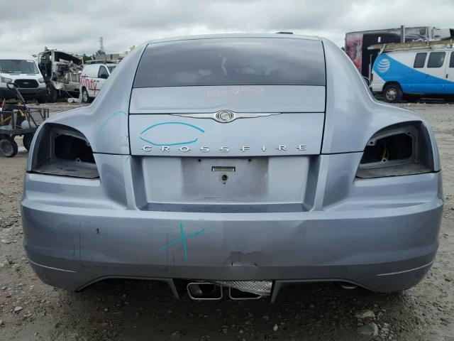 1C3AN69L44X012661 - 2004 CHRYSLER CROSSFIRE BLUE photo 6