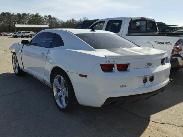 2G1FA1E34C9101853 - 2012 CHEVROLET CAMARO LS WHITE photo 3