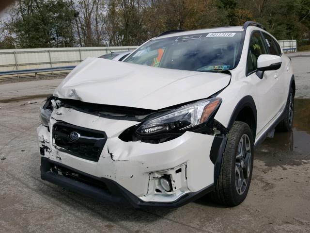 JF2GTALCXJ8232899 - 2018 SUBARU CROSSTREK WHITE photo 2