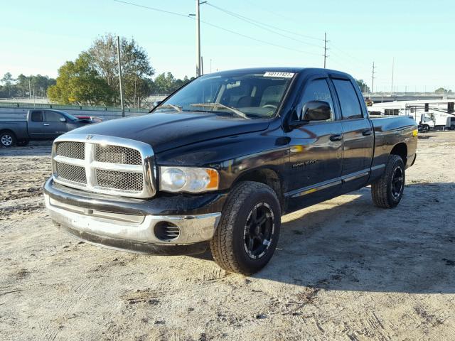 1D7HA18N74J282326 - 2004 DODGE RAM 1500 S BLACK photo 2