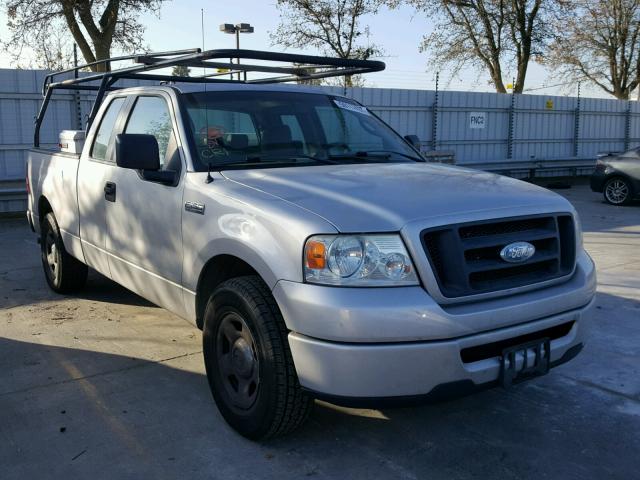 1FTRX12W47FA94692 - 2007 FORD F150 SILVER photo 1