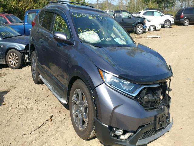 5J6RW2H85HL001483 - 2017 HONDA CR-V EXL GRAY photo 1