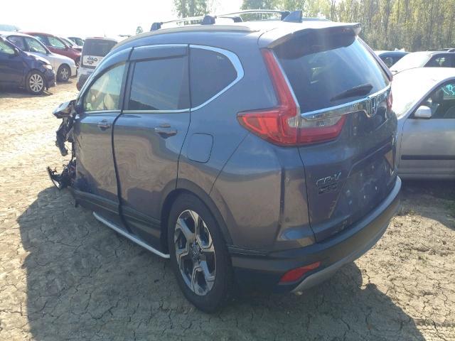 5J6RW2H85HL001483 - 2017 HONDA CR-V EXL GRAY photo 3