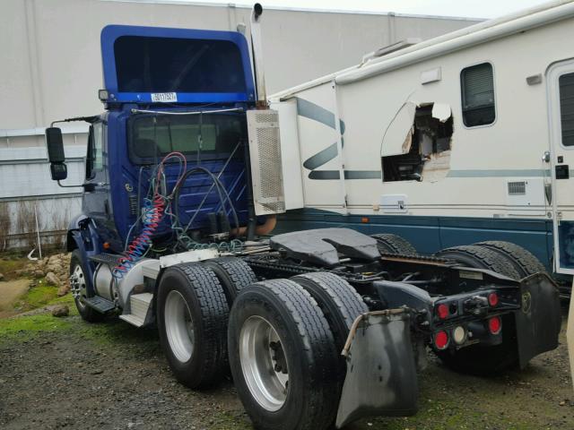 1HSHXAHR89J167373 - 2009 INTERNATIONAL 8000 8600 BLUE photo 3