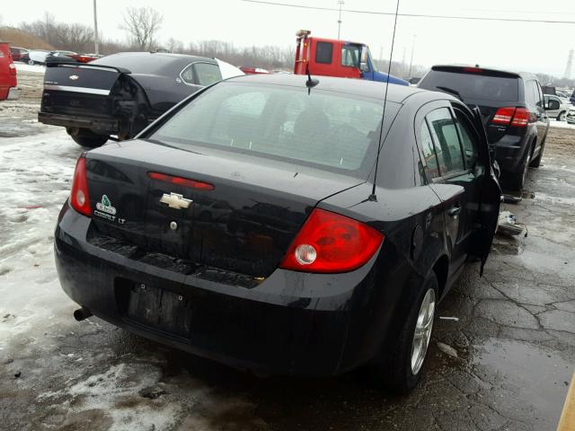 1G1AD5F50A7240529 - 2010 CHEVROLET COBALT 1LT BLACK photo 4