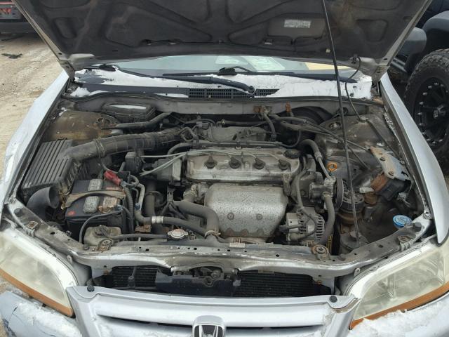 1HGCG66822A112998 - 2002 HONDA ACCORD EX SILVER photo 7