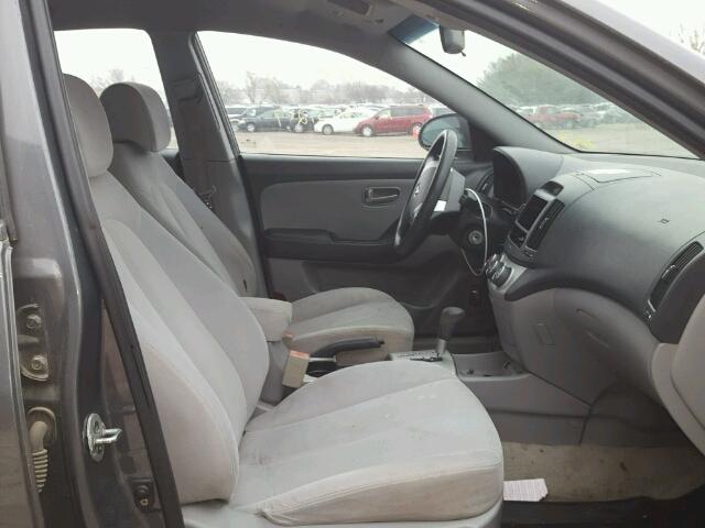 KMHDU46D57U263459 - 2007 HYUNDAI ELANTRA GL GRAY photo 5