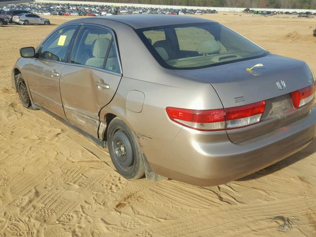 1HGCM56343A017528 - 2003 HONDA ACCORD LX GOLD photo 3