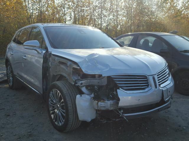 2LMTJ6LR6GBL33528 - 2016 LINCOLN MKX RESERV SILVER photo 1