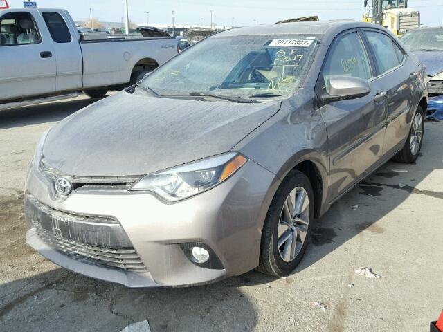 2T1BPRHE6GC549372 - 2016 TOYOTA COROLLA EC GRAY photo 2