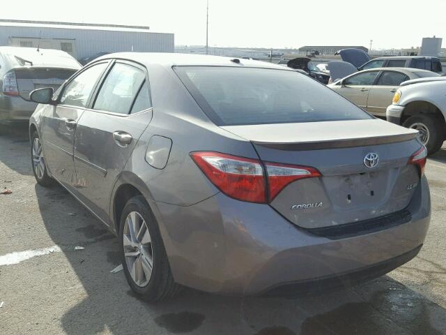 2T1BPRHE6GC549372 - 2016 TOYOTA COROLLA EC GRAY photo 3