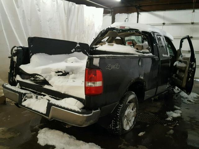 1FTPX14544NA28480 - 2004 FORD F150 BLUE photo 4