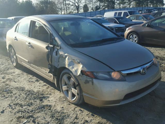 1HGFA16857L010026 - 2007 HONDA CIVIC EX GOLD photo 1