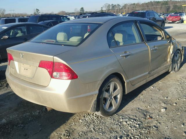 1HGFA16857L010026 - 2007 HONDA CIVIC EX GOLD photo 4